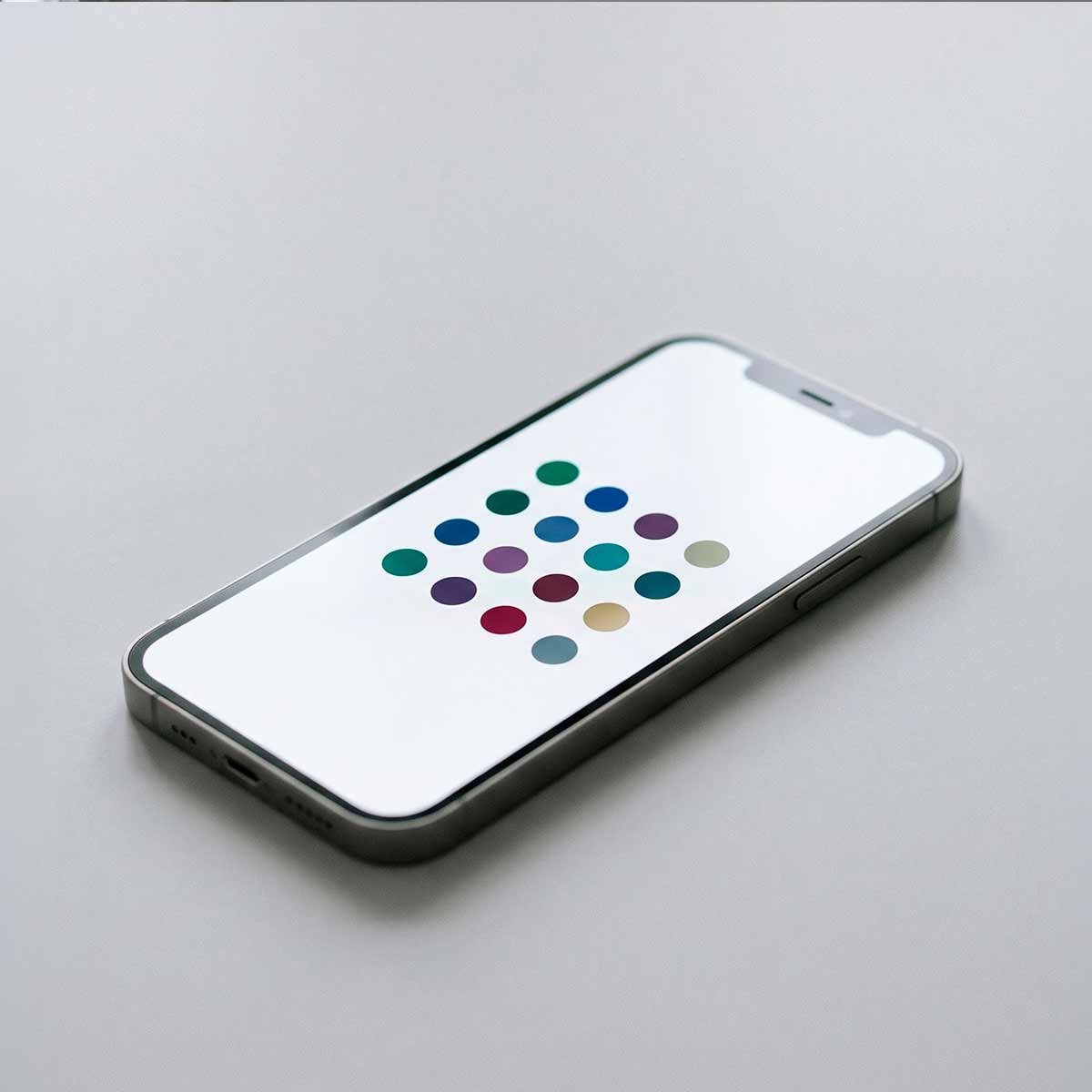 Resultado del análisis mostrando la paleta de colores en pantalla